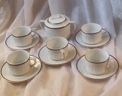 Antik EPIAG (Springer & Co. Loket) porcelán kávés/teás készlet – 13 darab – 1941–1945