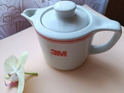 Ritka Schönwald porcelán kancsó / kiöntő piros 3M logóval
