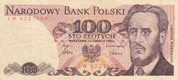 100    Złoty   1986   Lengyelország  A képen látható állapotban