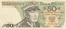 50  Złoty  1988  Lengyelország  A képen látható állapotban