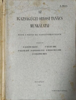 Az Igazságügyi Orvosi Tanács Munkálatai, I. kötet, 5. füzet - Korányi Frigyes et al. (szerk.)