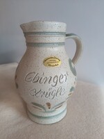 Eredeti kézműves német kőedény kancsó (Ebinger Krügle) – 0,5 l