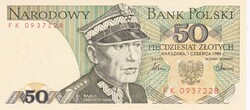 50  Złoty  1986   Lengyelország  A képen látható Szép Új állapotban