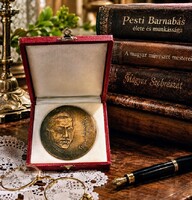 Somorjai László – Pesti Barnabás „Az iskoláért” bronz emlékérem, díszdobozban