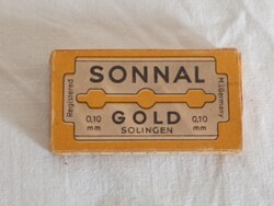 Borotvapenge 16 - Sonnal Gold Solingen 10db eredeti dobozban