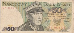 50  Złoty  1986   Lengyelország  A képen látható állapotban