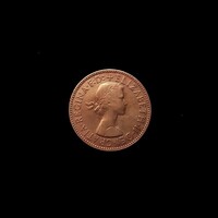 Nagy-Britannia – Half Penny – 1962..Sir Francis Drake legismertebb hajójával!