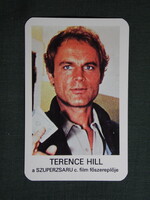 Kártyanaptár,MOKÉP,mozi,Terence hill,Szuperzsaru film, 1983   (8)