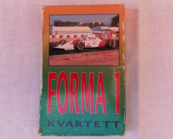 Retro FORMA 1 kvartett kártyajáték