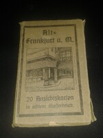 Frankfurt  antik képeslapgyűjtemény leporello