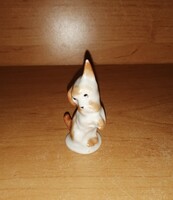 Aquincum porcelán mini kutya figura (1/p)