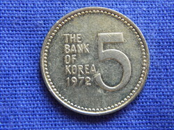 Dél-Korea 5 Won 1972