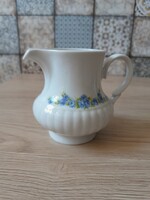 Romantikus, kék rózsás bajor porcelán kiöntő