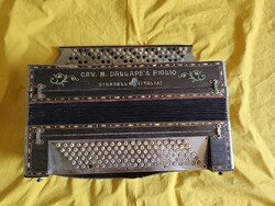 Antik gombos harmonika 1900 as évekből