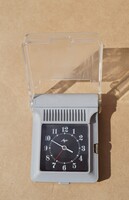 Ritka Luch szovjet orosz mechanikus utazó óra kisméretű ébresztőóra 1970 '80-as évek
