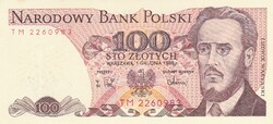 100    Złoty   1988   Lengyelország  A képen látható Szép Új állapotban