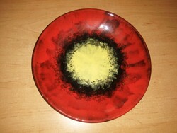 Iparművész kerámia falitányér - átmérő 20,5 cm (n)