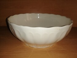 Régi gyöngyös Gránit tál - átm. 22,5 cm (7p)