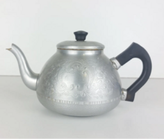 Aluminium teaskanna, regi teas kanna, dekoracio