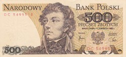 500  Złoty  1982   Lengyelország   A képen látható Szép  állapotban