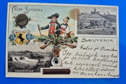 Graphic Sheets. Commemorative, Cacao Souchard Theme. Lithograph, Sent by Mail