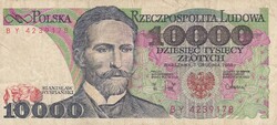 10.000   Złoty   1988   Lengyelország  A képen látható állapotban
