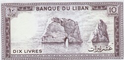 10   Livres    Libanon  A képen látható Szép Új állapotban