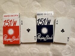 Eredeti Piatnik 151/W Poker-Whist kártya - GYÁRI BONTATLAN dupla pakli”