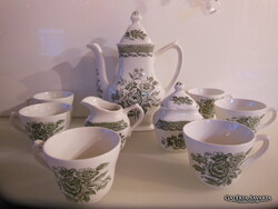 GRINDLEY - 9 db - 1970 - es - KÁVÉSKÉSZLET - PORCELÁN - 1,25 liter - ANGOL - EBAY ÁR 1 KANNA 50 euro