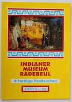 Képeslap, Német, Indián múzeum lapjai, Karl May múzeum (K8)