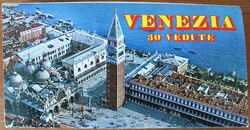 Képeslap, Leporello, Olasz, Velence (Venezia) 30 db kép, 15*7,5cm  (K8)