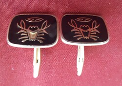 Cufflink with Scorpio Zodiac Sign