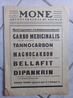 MONE – Orvostársadalmi Szemle, 1940. augusztus 1. – XVII. évfolyam, 8. szám