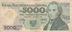 5.000   Złoty   1988   Lengyelország  A képen látható állapotban