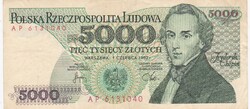 5.000   Złoty   1982   Lengyelország  A képen látható állapotban
