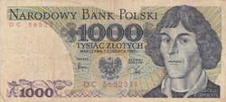 1.000   Złoty   1982  Lengyelország   A képen látható állapotban