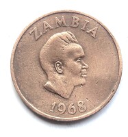 Zambia 2 Ngwee 1968 (AT5)