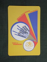Kártyanaptár,Borsod vendéglátó vállalat,Ózd,Sátoraljaújhely,Kazincbarcika,Aggtelek, 1985   (8)