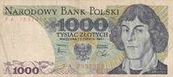 1.000   Złoty   1982  Lengyelország   A képen látható állapotban