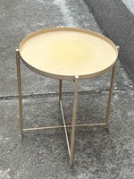 IKEA GLADOM VINTAGE, KEREK, FÉM ASZTALKA 53 X 48 CM