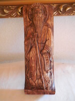 Religious Relief, wall-hanging, sculptor's plaster 34 x 12 cm