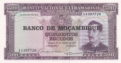 500  Escudos  1967   Mozambik  A képen látható Szép Új állapotban