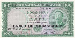 100   Escudos  1961   Mozambik   A képen látható állapotban