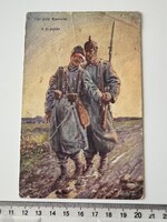 -AX806- A jó pajtás BKW 259 Vörös Kereszt Gyula katonai ápolási ügy tábori posta képeslap 1915