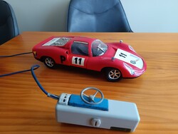 GAMA Porsche Carrera 10 távirányítós autó (1970s, W. Germany) – Működik!