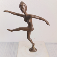 Art-Deco bronz  táncos balerina szobor .Josef Lorenzl.Alkudható!