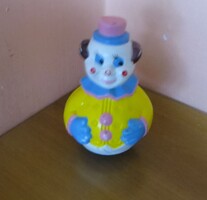 Régi retró Keljfeljancsi Roly-Poly billegő bohóc játék 1970-es évek, 17 cm