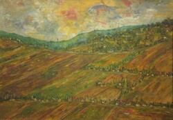 (N) Csonka Sándor (1936-2018) : Domboldal