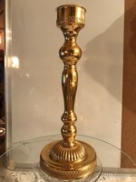 GOLD-PLATED - METAL - CANDLE HOLDER - NEGOTIABLE! - 30 x 12 cm - CANDLE SIZE - 5 cm - PERFECT CONDITION