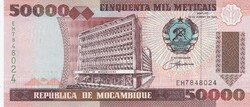 50.000  Meticas  1993  Mozambik   A képen látható Szép Új állapotban